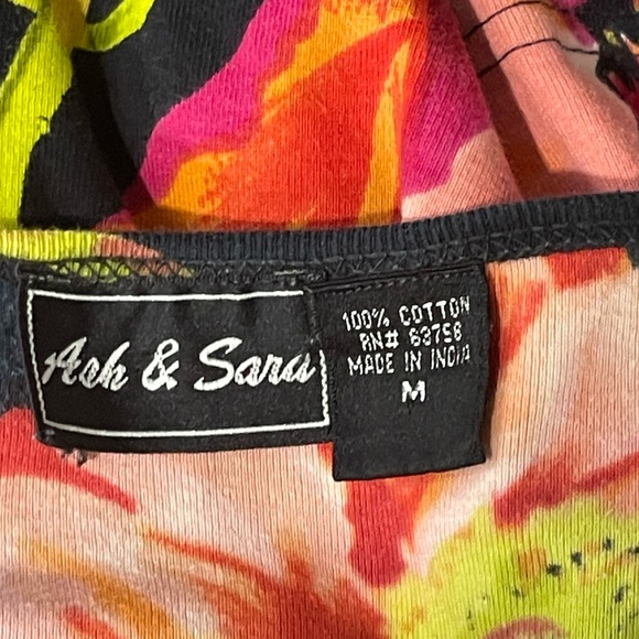 *Ash & Sara Women's Floral Printed Long sleeve Top Sz M - Picture 10 of 11